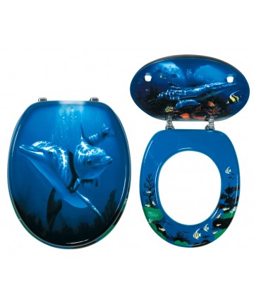 Capac WC Decor delfini -WC/DELFIN -FERRO -Capace WC -164,99 RON -