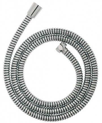 Silver Duo Flex - furtun dus L-150 cm PVC spiralat, argintiu -W54 -FERRO -Furtune dus -25,99 RON -