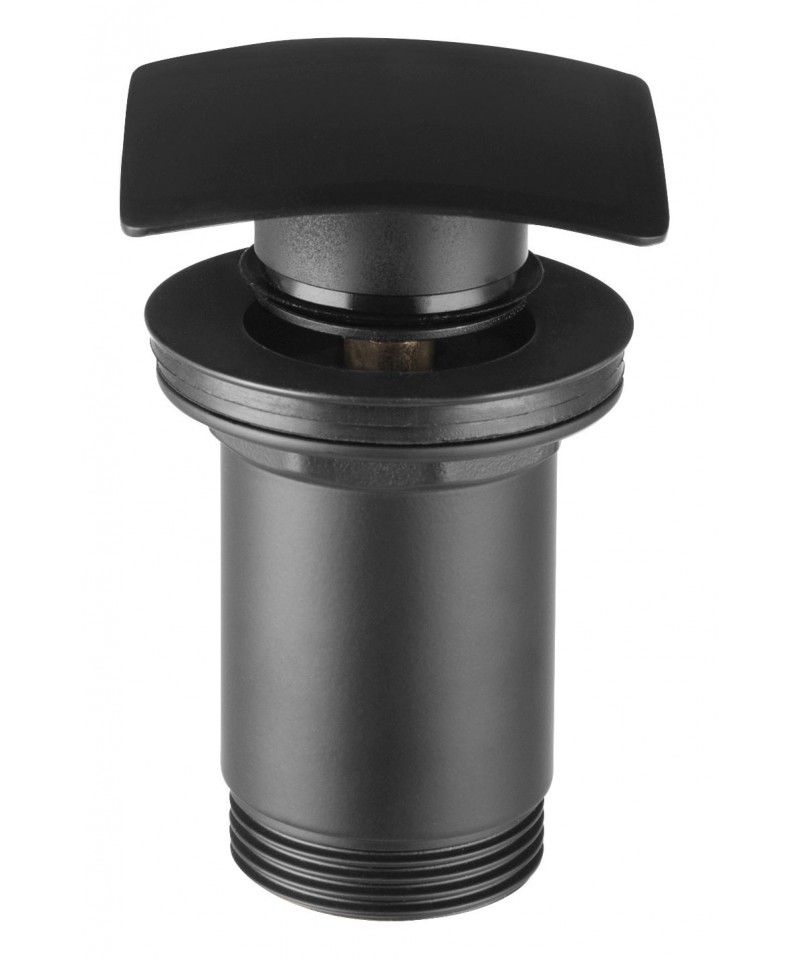 Ventil de scurgere negru D.1 1/4” Quardo, pentru lavoare cu preaplin -S284-BL-B -FERRO -Ventile scurgere -124,99 lei -product...