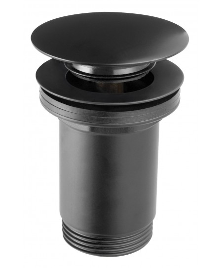 Ventil de scurgere negru D.1 1/4” Rotondo, pentru lavoare fara preaplin -S285B-BL-B -FERRO -Ventile scurgere -114,99 lei -pro...